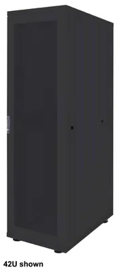 Zdjęcie produktu dla Intellinet 715423, Stojak wolnostojący, 26U, 600 kg, Zamek, Regulowane nóżki, 84 kg