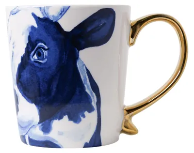 Heinen Delfts Blauw – Becher Koe Gold – Bild 1