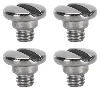 Nähmaschinen-Nadelplattenschrauben Set, 4 Stück, Metall