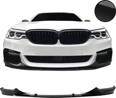 Immagine prodotto di Spoiler anteriore spoiler labbro paraurti in carbonio look per BMW Serie 5 G30 G31 da