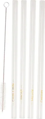 Produktbild von Räder Glastrinkhalm 4er Set Apero L.21,5cm, D.1cm