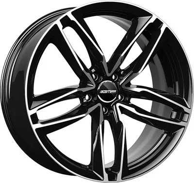 Produktbild von 19 Zoll Alufelge GMP atom 19"x8.5" 5x112 PCD ET25 66.5mm Felge Schwarz