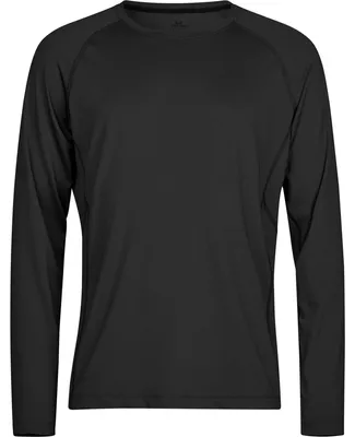 Image de Tee Jays - T-shirt court pour hommes  Manches longues FK1581 (3XL) (Noir)