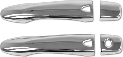 Image de Poignée de porte Cache poignée de porte pour Nissan Micra 2017-2020 2 portes en acier inoxydable 4x