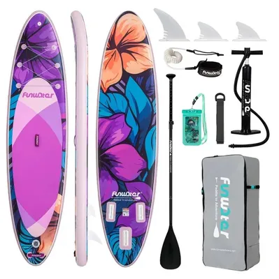 Produktbild von Aufblasbares Paddleboard, langlebiges PVC-Material, rutschfeste Oberfläche, SUPFW36A