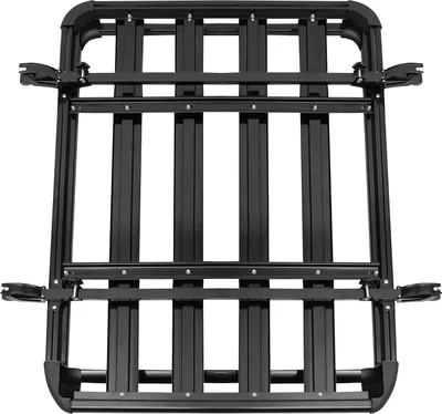 Image de Barres de toit - Coffre de toit - Aluminium - 127 x 97 cm - Charge maximale 68 kg - Double couche - Pour SUV - Noir