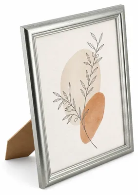 Produktbild von Artus Kunststoff Bilderrahmen Wanddeko Collage Poster Bilder Foto Rahmen - Farbe: Stahl | Format: 21x30