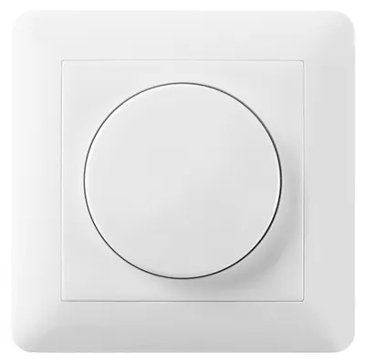 Produktbild von Ledvion Abdeckung Dimmer Schalter weiß Abdeckrahmen