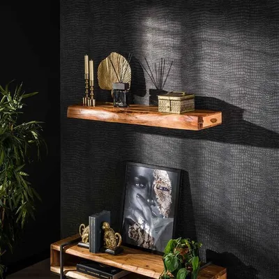 Produktbild von Hoyz Collection – Wandregal Baum 100 cm – Akazienholz – S