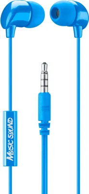 Obrázek produktu pro Music Sound 8018080359811, Kabel, Hovory/hudba, 24 g, Sluchátka s mikrofonem, Modrá