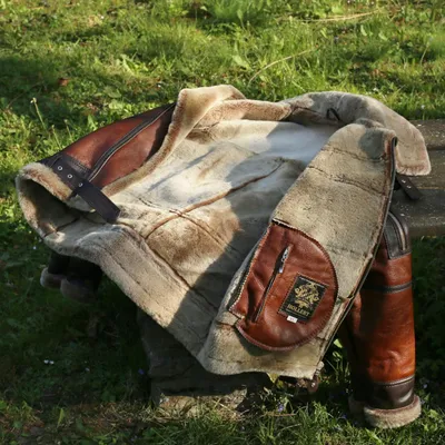 Produktbild von Lammfelljacke - B16 MODELL 5 KASTANIE/CAPPUCCINO - Größe: XL
