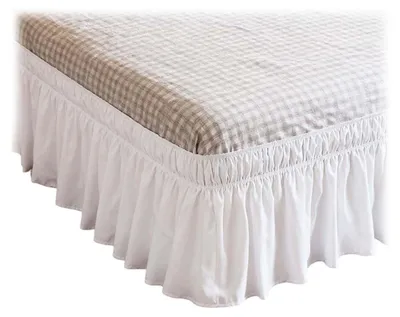 Obrázek produktu pro Bělostná záclona s volánky, rozměry 203 x 153 x 40 cm