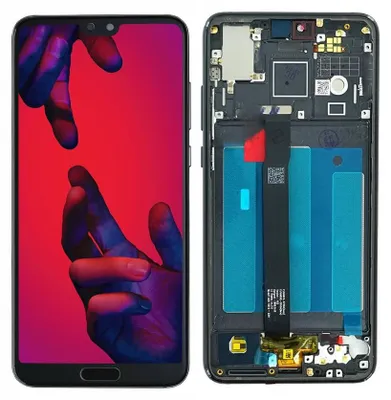 Produktbild von Display für Huawei P20 LCD + Rahmen Schwarz Touch Ersatz