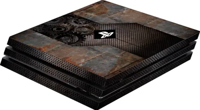 Produktbild von Skins - Sticker für PS4 Pro Konsole (Rusty Metal)