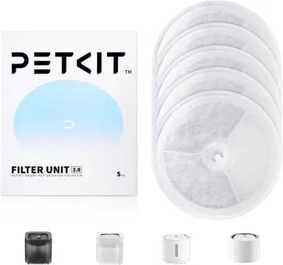 Obrázek produktu pro Filtr 3.0, 5 kusů, pro fontánky a dávkovače vody pro kočky a psy značky CYBERTAIL