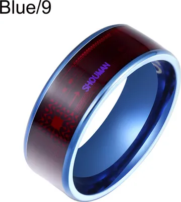 Produktbild von NFC Chip Ring Modische Bluetooth-kompatibel Verdickt Edelstahl Universal Smart Ring für Den Täglichen Gebrauch