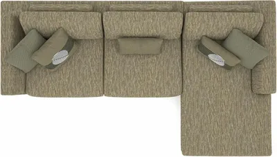 Produktbild von Grün Ecksofa L-Form Wohnzimmer Polstermöbel Modern Textil Sofa Couch