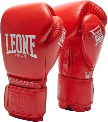 Zdjęcie produktu dla Leone1947 The Greatest – rękawice bokserskie z imitacji skóry, czerwone, 12 oz, czerwone, 12 oz