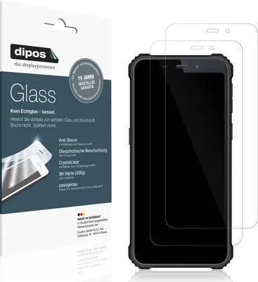 Zdjęcie produktu dla 2x folia ochronna dla Oukitel WP20 Pro - folia antywstrząsowa 9H dipos Glass szkło plastikowe