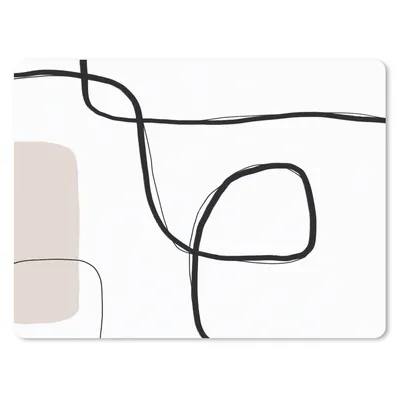 Produktbild von MuchoWow® Mauspad Mousepad Abstrakt - Pastell - Minimalismus 40x30 cm - Mousepads - Maus Mat - Pad - Mausunterlage - Anti Rutsch