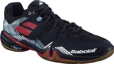 Produktbild von Babolat Shadow Spirit Badminton Badmintonschuhe Sportschuhe schwarz/blau/rot 30F22641-2019, Schuhgröße:41 EU