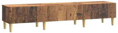 Image de Meuble TV Bois ancien 147 x 34,5 x 30 cm Bois d'ingénierie