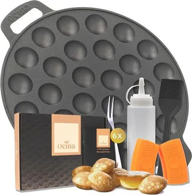 Immagine prodotto di Forno per mini poffertjes - Prepara 30 deliziosi mini poffertjes a casa tua.