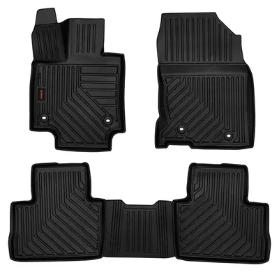 Image de Tapis de sol en caoutchouc pour Lexus NX I AZ10 2014-2021 (SUV/crossover) – 4 pièces, noirs, sur mesure