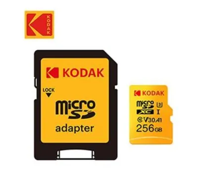 Produktbild von Kodak EKMSDM256GXC10HPRK, 256 GB, MicroSD, Klasse 10, UHS-I, 100 MB/s, 85 MB/s