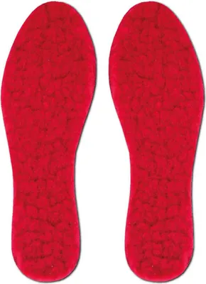 Image de Semelles intérieures, semelles en Laine - 43/44 - Rouge