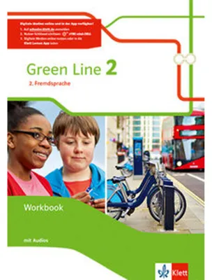Obrázok produktu pre Green Line 2. 2. Fremdsprache.  Workbook mit Audio-CD Klasse 7