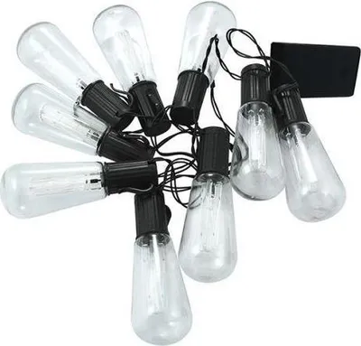 Image de Guirlande LED Edison Goldlux pour jardin, 2,6 m, blanc chaud
