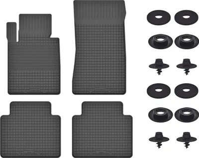 Produktbild von Gummimatten Mit Stoppern Für: Bmw 4 F36 (2014-) Schwarz Set