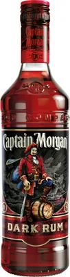 Obrázok produktu pre Captain Morgan Dark Rum Karibik | 40% obj. | 0,7 l
