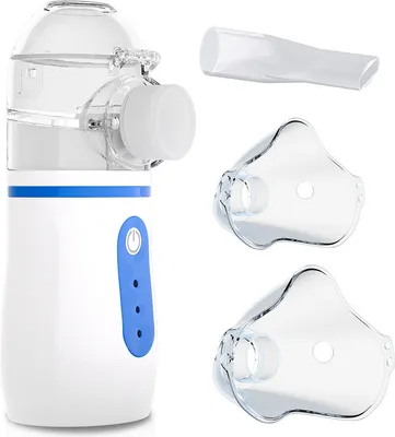 Obrázok produktu pre Inhalátor Jiubiaz, prenosný tichý nebulizátor pre deti a dospelých s náustkom