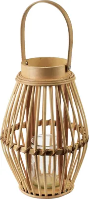 Immagine prodotto di Lanterna in vimini Lucie Natural 19xH28 cm, colore naturale, 1 pezzo