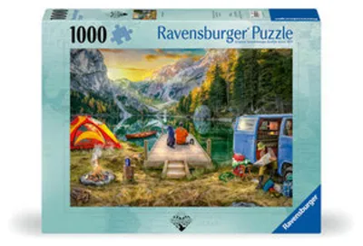 Image de Ravensburger Puzzle 12000076 - Calm Campsite - 1000 pièces Puzzle pour adultes et enfants à partir de 14 ans