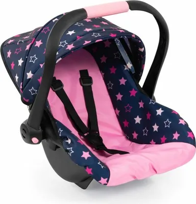 Immagine prodotto di Bayer Design 67916AA Seggiolino per bambole EasyGo, seggiolino per bambole, accessorio per bambole, con imbracatura, tettuccio, maniglia regolabile