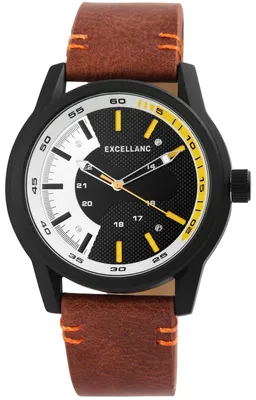 Produktbild von Herrenuhr Kunstleder EX0363 Mineralglas
