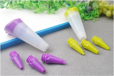 Zdjęcie produktu dla Ołówek dekoracyjny silikonowy + 3 końcówki PERFECT - mix wariantów lub kolorów