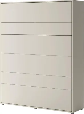 Produktbild von MIRJAN24 Wandklappbett Bed-Concept BC-12 160x200 Vertical, Stilvoll Funktionsbett, Modernes Schrankbett (Farbe: Cashmere)