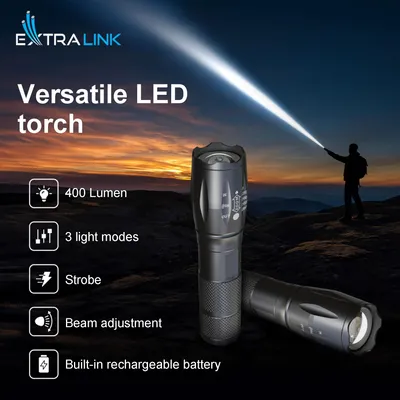 Obrázok produktu pre Extralink EFL-1031 Odin LED svietidlo 10 W 400 lm Vstavaná USB batéria Silné svetlo