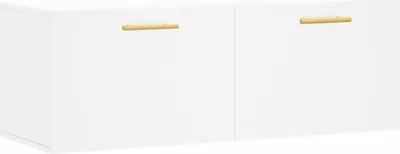 Produktbild von vidaXL Wandschrank Weiß 100x36,5x35 cm Holzwerkstoff