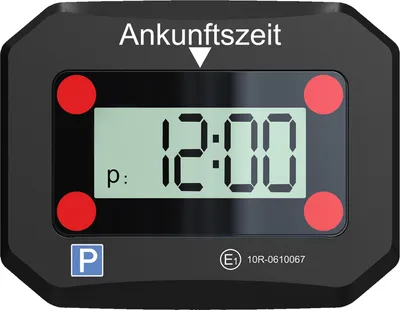 Produktbild von Digitale elektronische Parkscheibe Parkuhr autmoatisch STVO KBA Zulassung