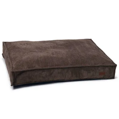 Obrázek produktu pro Designed by Lotte Psí polštář žebrovaný 100x70x15 cm Hnědý