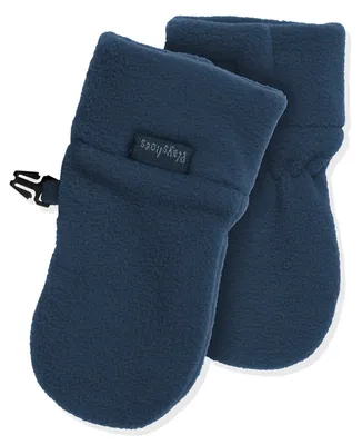 Immagine prodotto di Playshoes, guanti in pile unisex per bambini, pile per neonati, blu navy, taglia 6-12 mesi