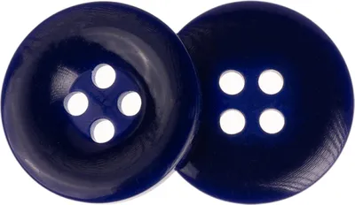 Obrázok produktu pre Gombík - sada 3 ks - priemer 25 mm - modrá