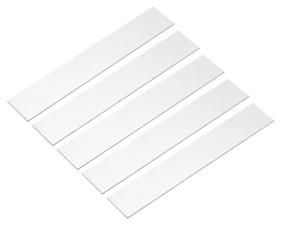 Edelstahl-Flachband 10 Stk., 1 mm, 25,4 x 150 mm, 304
