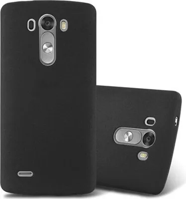 Produktbild von Cadorabo Schutzhülle für LG G3 Hülle in Schwarz Handyhülle TPU Etui Cover Case