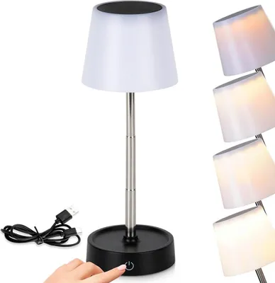 Obrázok produktu pre LED stolová lampa biela bezdrôtová 11-29,5 cm